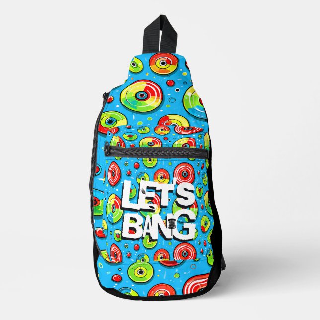 Sac À Bandoulière Bang | Thème de golf sur disque (Recto)