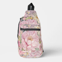 Beaux pivoines roses aquarelles.