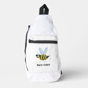 Sac À Bandoulière Bee caractère avec mustache lunettes de soleil Bee