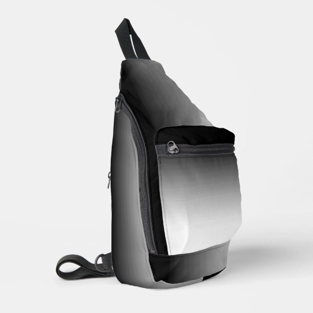 Sac À Bandoulière Blanc dégradé à noir (Coin gauche)