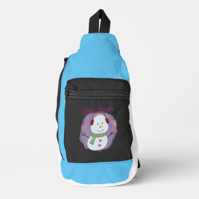 Sac À Bandoulière bonjour hiver (Recto)