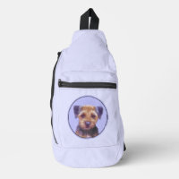 Bordure Terrier Peinture mignonne Original Animal 