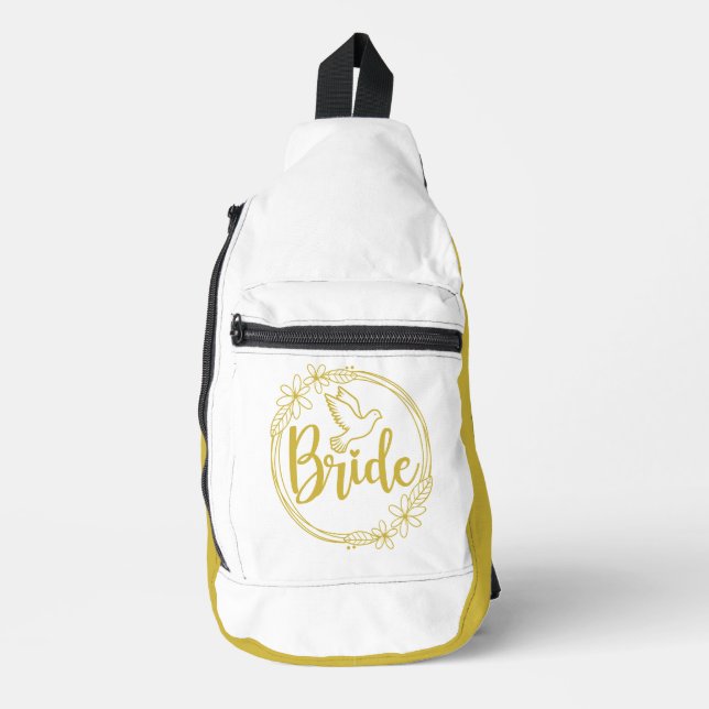 Sac À Bandoulière BRIDE Gold White (Recto)