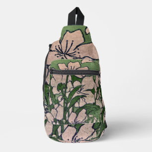 Sac À Bandoulière Cascade de fleurs roses