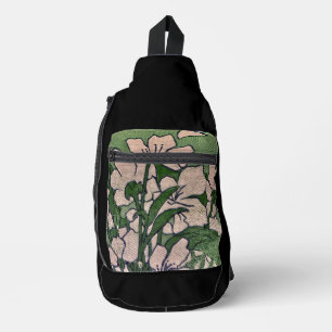 Sac À Bandoulière Cascade de fleurs roses