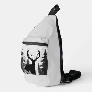 Sac À Bandoulière Cerf avec grand rack hors forêt