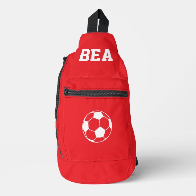 Sac À Bandoulière Chaussure de football personnalisée (Recto)