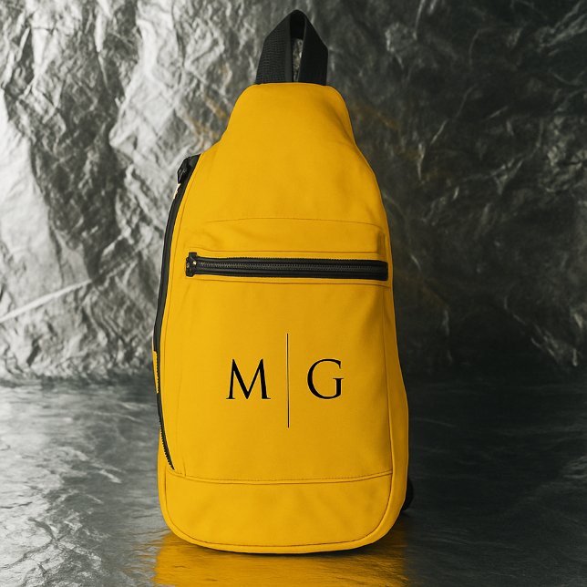 Sac à bandoulière chic avec monogramme (Créateur téléchargé)