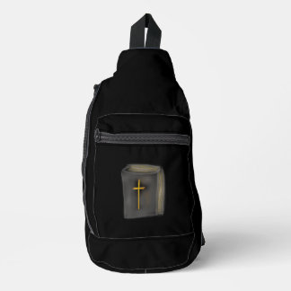 Sac À Bandoulière Christian Missionary Backpack Sling Bag with Bible