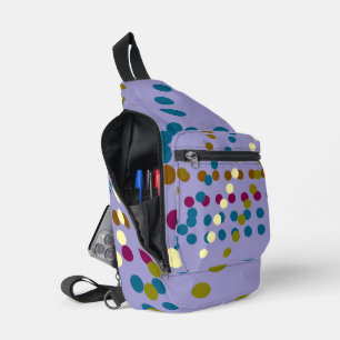 Sac À Bandoulière Ciel à Heather tendance Multiple couleur pois