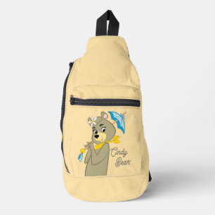 Sac À Bandoulière Cindy Bear tenant le parasol