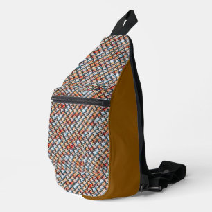 Sac À Bandoulière Conception moderne abstraite de motif numérique 12
