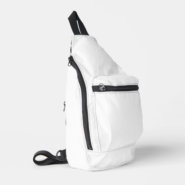 Sac À Bandoulière Couleur solide blanche pure (Coin gauche)
