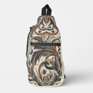 Sac À Bandoulière Design baroque glamour avec Parties scintillant et