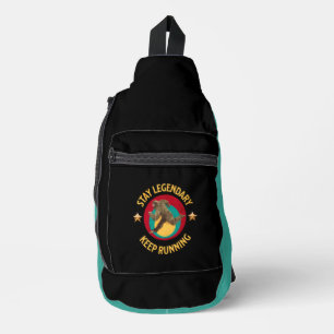 Sac À Bandoulière Drôle de motivation de course de Bigfoot