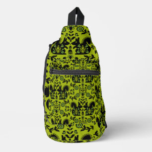 Sac À Bandoulière Écureuil Nordic Scandinave Folk Art