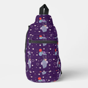 Sac À Bandoulière Élément et Lapin Montgolfière spatiale Fantaisis