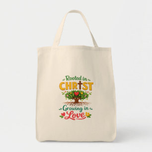 Sac à bandoulière « Enraciné dans le Christ, grand