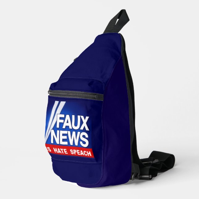 Sac À Bandoulière Faux News (Coin droit)