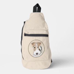 Sac À Bandoulière Fil Fox Terrier Peinture tricolor WFT Pet Dog Art
