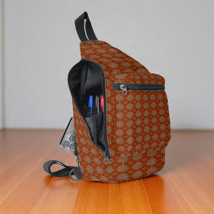 Sac À Bandoulière Filtre Floral Rouge de Squire Manipur Mandala