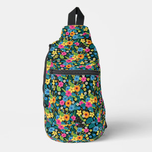 Sac À Bandoulière Fleurs Ditsy Vibrantes Motif Floral-43785