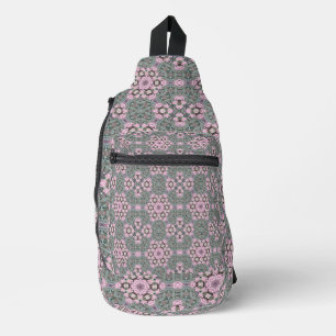 Sac À Bandoulière Formes rondes roses symétriques