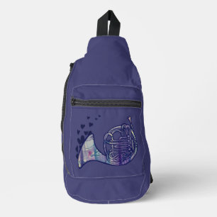 Sac À Bandoulière French Horn Love Band