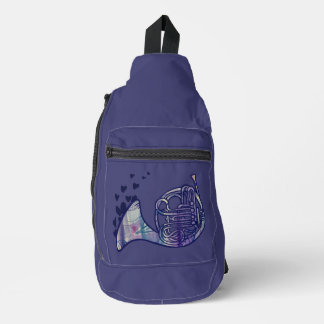 Sac À Bandoulière French Horn Love Band