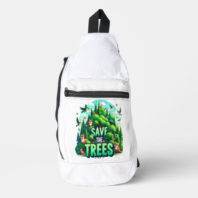 Sac À Bandoulière Gardiens de la forêt (Recto)