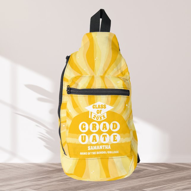 Sac À Bandoulière Graduation Retro Sunshine (Créateur téléchargé)