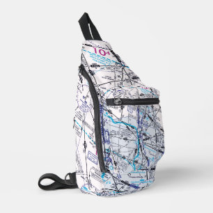 Sac À Bandoulière Graphique aéronautique
