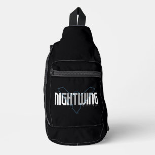 Sac À Bandoulière Graphique de nom high-tech Nightwing