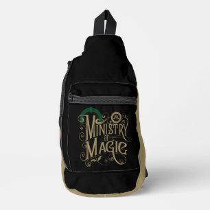 Sac À Bandoulière Graphisme MINISTÈRE DE LA MAGIE™ vintage