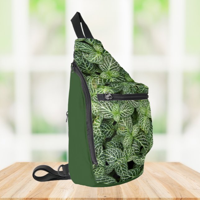 Sac À Bandoulière Green Nerve Plante Feuille Floral (In Situ)