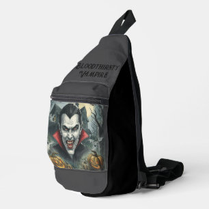 Sac À Bandoulière Halloween, Vampire assoiffé de sang, Épouvantable