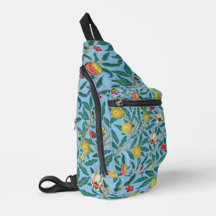 Sac À Bandoulière Illustration de motif botanique vintage