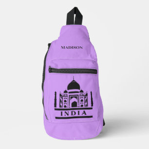 Sac À Bandoulière INDIA nom et couleur personnalisés