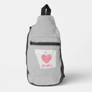 Sac À Bandoulière j'aime mon frère