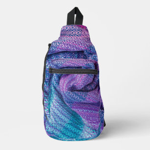 Sac À Bandoulière Joli mélange violet et bleu
