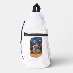Sac À Bandoulière Juste Une Fille Qui Aime Les Chevaux