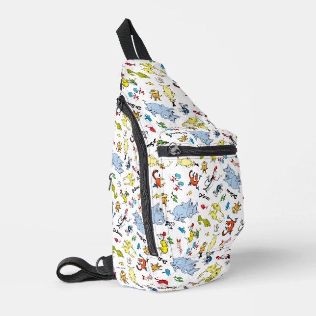 Sac À Bandoulière Le monde du Dr Seuss Motif (Coin gauche)