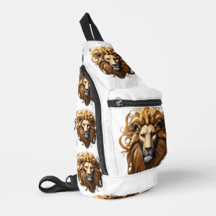 Sac À Bandoulière Léo le Lion aux cheveux d'or,
