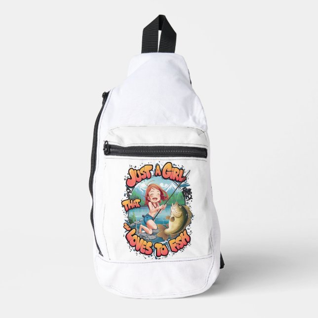 Sac À Bandoulière Les amateurs de pêche (Recto)