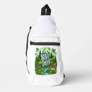 Sac À Bandoulière Les Gardiens de la Forêt : Sauvez nos arbres