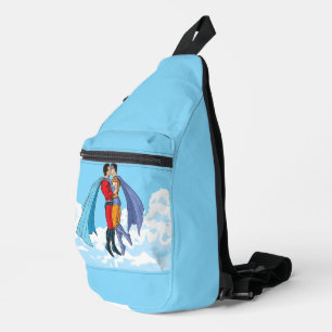 Sac À Bandoulière Les personnages de Slipperyjoe's deux super-héros