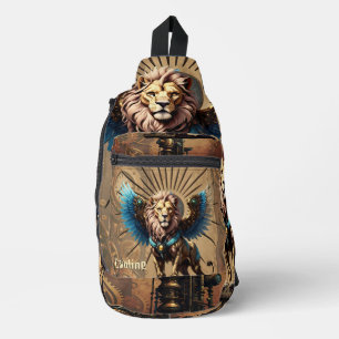 Sac À Bandoulière Lion steampunk étonnant