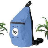 Logo Texte Professionnel Promotion Marque Bleue