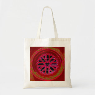 sac à bandoulière mandala de fenêtre rouge