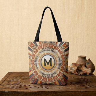 Sac à bandoulière mandala soleil antique